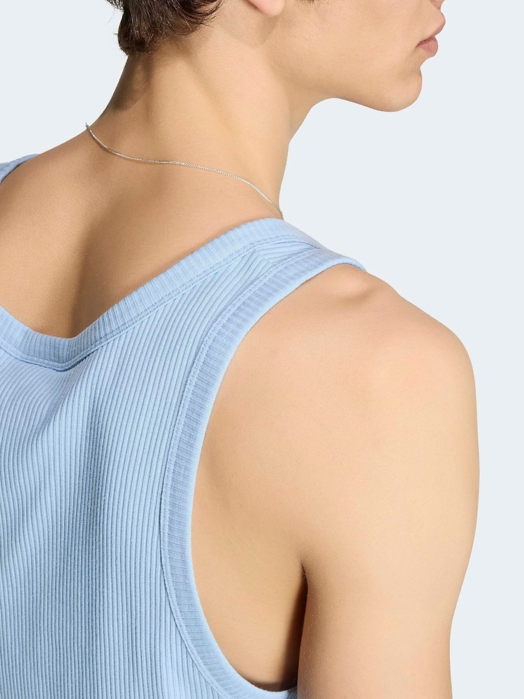 Azul - adidas Originals Essentials Tank Top - Imagen 5 de 5