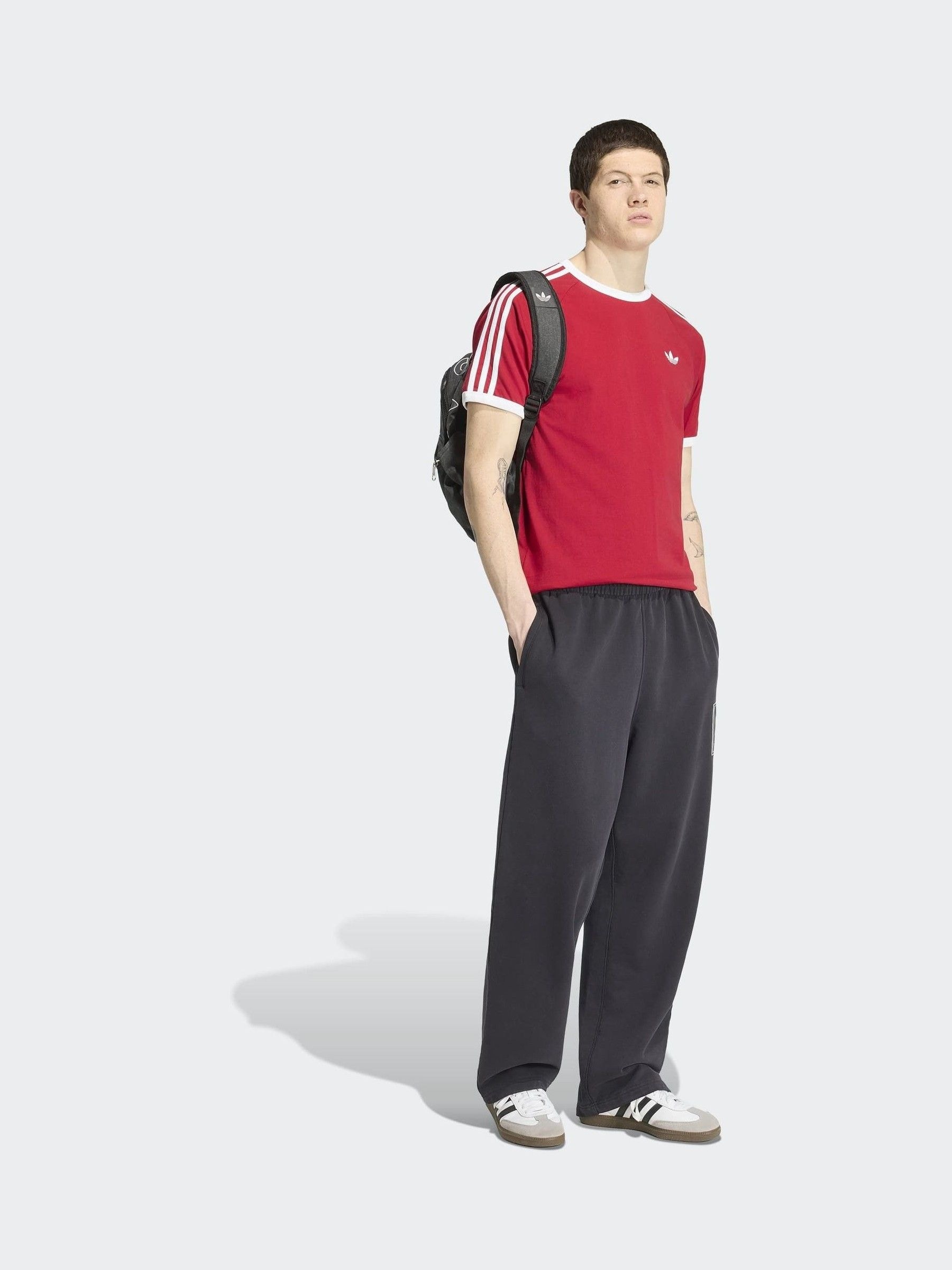 00s agnes b. red×black strips l/s tee T3 Buy adidas Originals Burgundy 3-Stripes T-Shirt from Next India