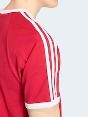 Burgundia - adidas originals 3-Raita T-paita - Kuva 5 / 6