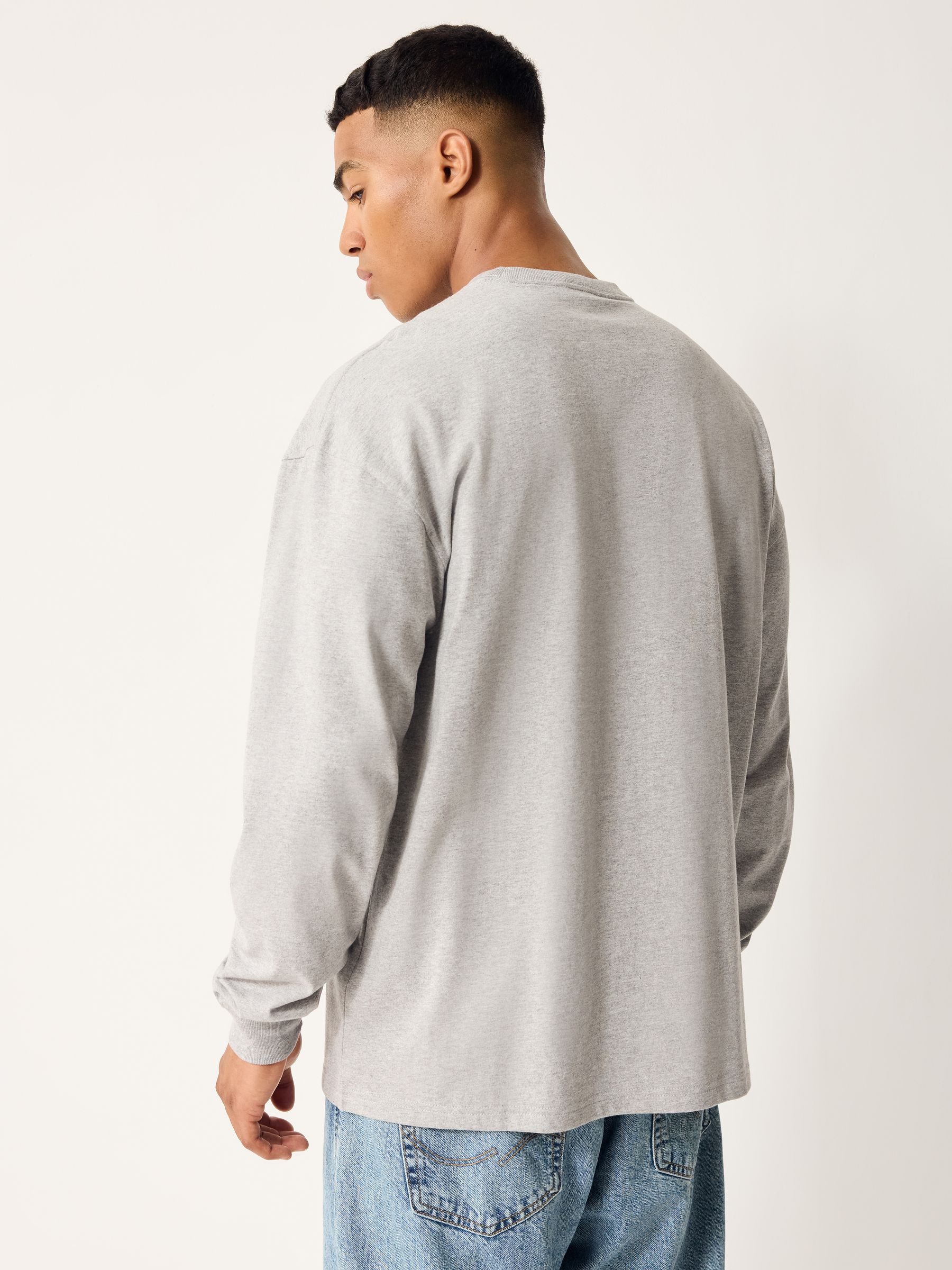 Buy adidas Originals Grey Trefoil Essentials Longsleeve T-Shirt