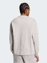 Сірий - adidas Originals Trefoil Essentials Longsleeve T-Shirt - Image 3 of 6