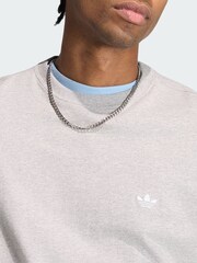Сірий - adidas Originals Trefoil Essentials Longsleeve T-Shirt - Image 4 of 6