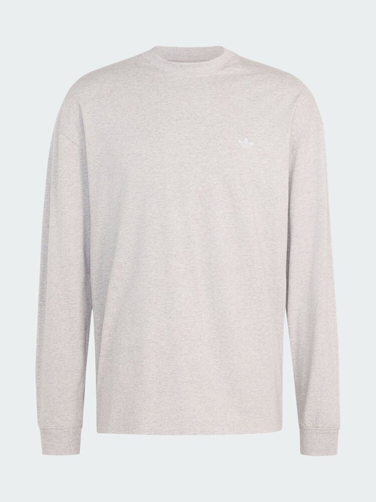 Сірий - adidas Originals Trefoil Essentials Longsleeve T-Shirt - Image 6 of 6