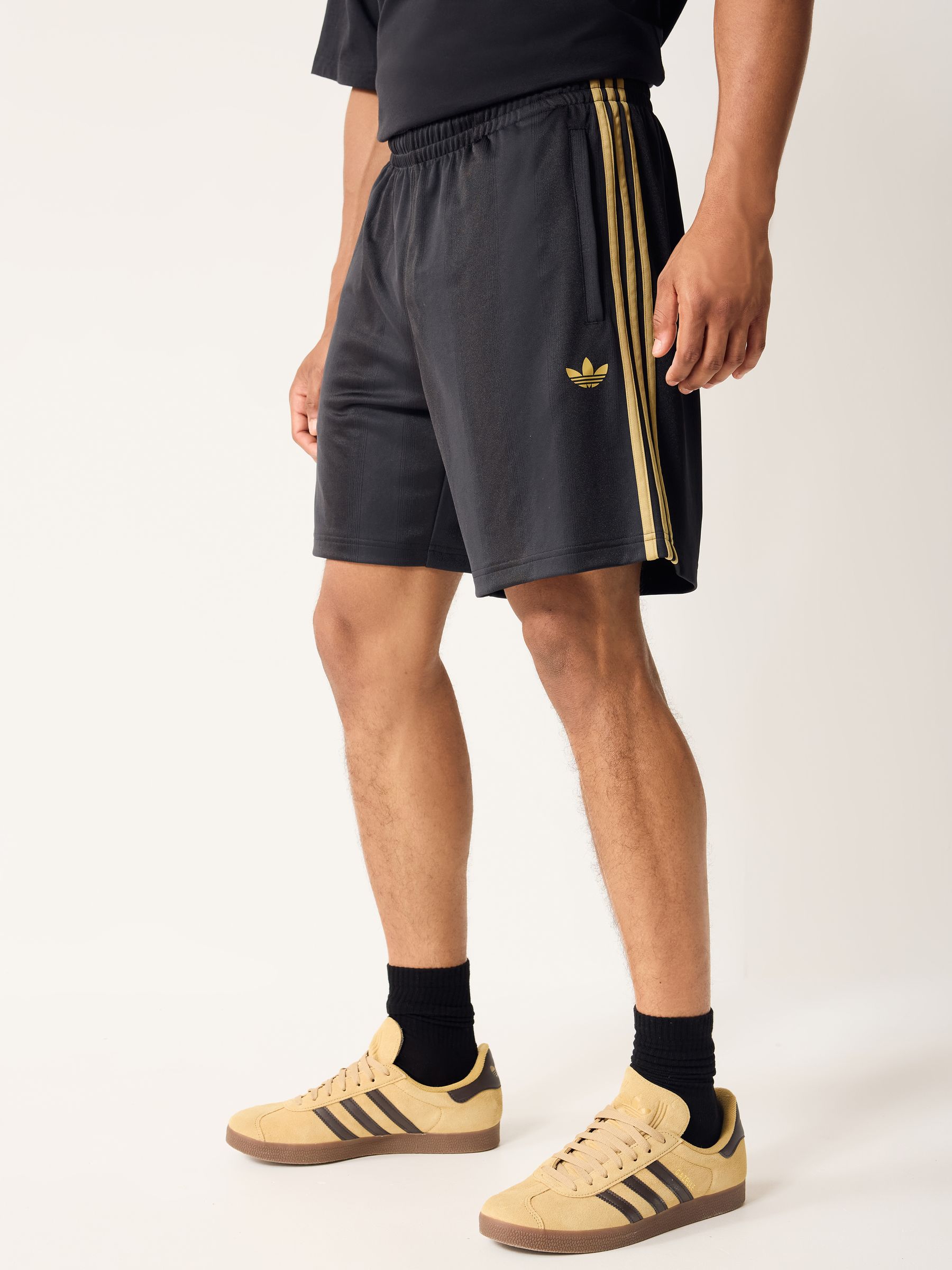 Buy adidas Originals Black Adidas Adicolor Jacquard Shorts from