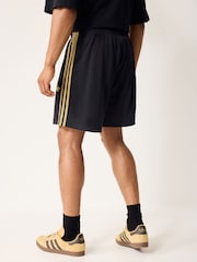 adidas Originals Black Adidas Adicolor Jacquard Shorts - Image 3 of 5