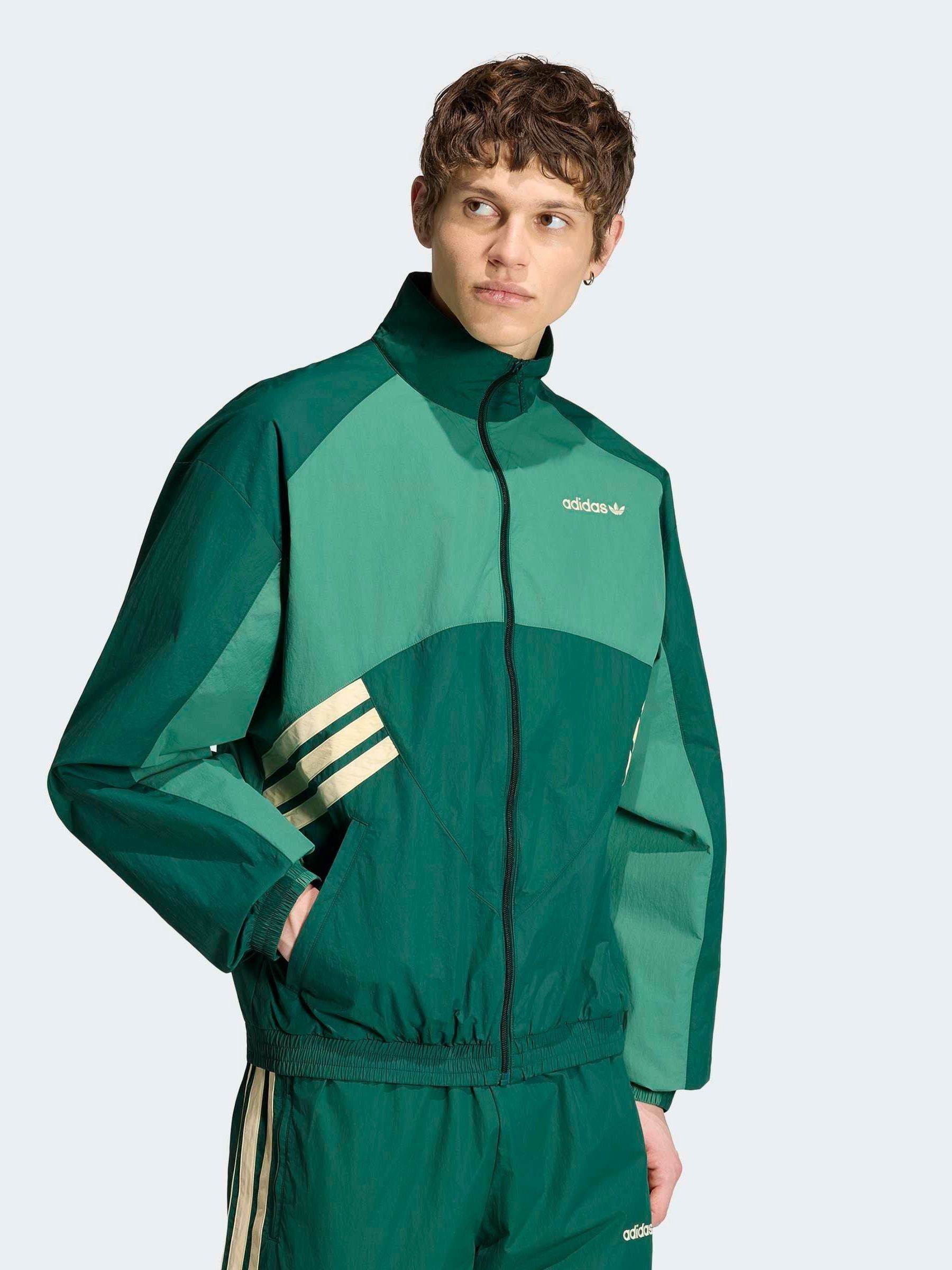 adidas BB TRACKTOP M グリーンジャージ Buy adidas Originals Green Muc Track Top from Next Romania