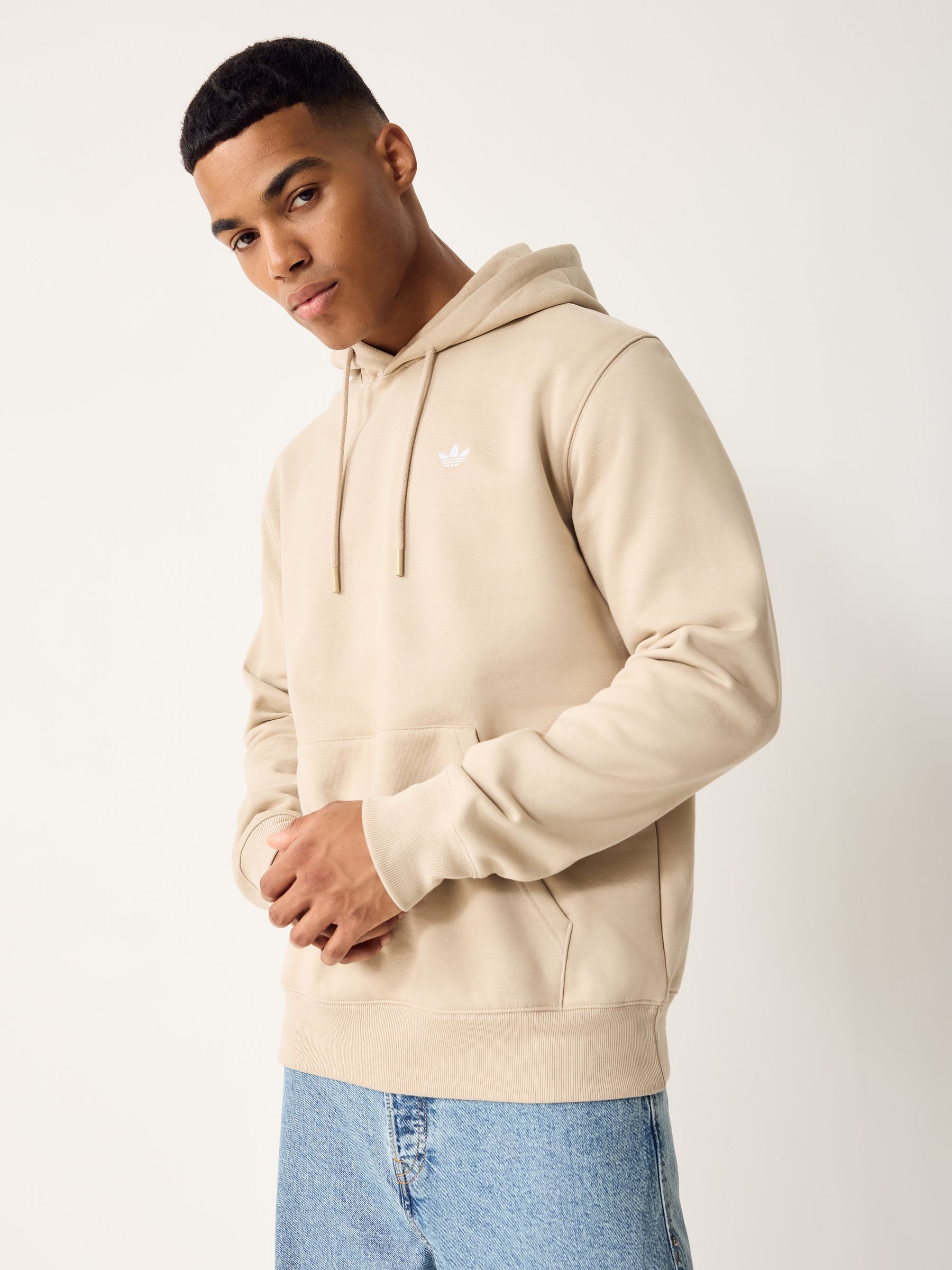 数量限定，HOT 【国内正規品】adidas originals ベージュ トレフォイル