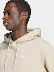 adidas Originals Beige Trefoil Essentials Hoodie - Image 4 of 5
