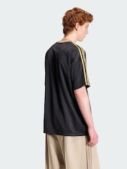adidas Originals Black/Gold Adicolor Jacquard Jersey - Image 2 of 5
