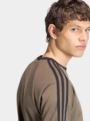 Khaki - adidas originals 3-Raita T-paita - Kuva 5 / 6