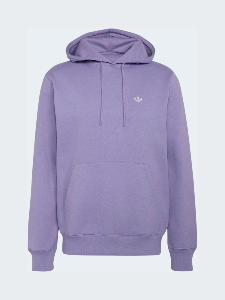 adidas Originals Purple Trefoil Essentials Hoodie - Image 1 of 1 adidas Originals Purple Trefoil Essentials Hoodie - Image 1 of 1
