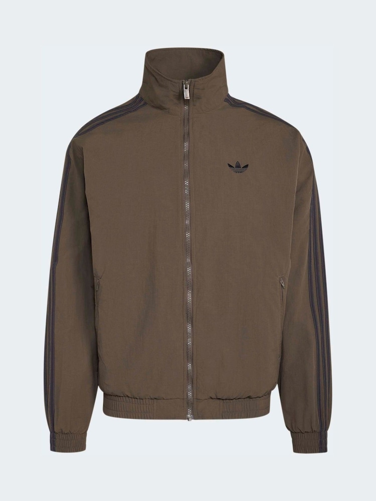 adidas Originals Khaki Firebird Woven Track Jacket - Image 1 of 1