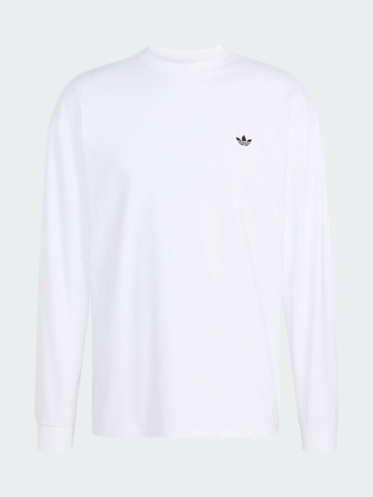 Білий - adidas Originals Trefoil Essentials Longsleeve T-Shirt - Image 6 of 6