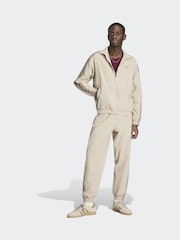 adidas Originals Beige Firebird Woven Track Joggers - Image 4 of 11