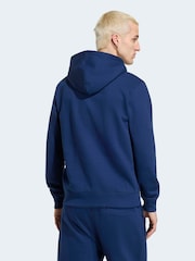 Blau - adidas Originals Essentials Kapuzensweatshirt mit Dreiblatt - Bild 2 von 6