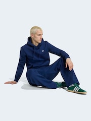 Blau - adidas Originals Essentials Kapuzensweatshirt mit Dreiblatt - Bild 3 von 6