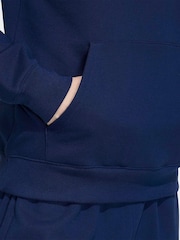 Blau - adidas Originals Essentials Kapuzensweatshirt mit Dreiblatt - Bild 5 von 6