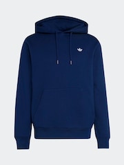 Blau - adidas Originals Essentials Kapuzensweatshirt mit Dreiblatt - Bild 6 von 6