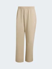 beis - Pantalones de chándal básicos con bajo abierto y trébol de Adidas Originals - Imagen 6 de 6