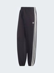 Negro - adidas Originals Adicolor 3 Stripes Cuffed Sweatpants - Imagen 5 de 5