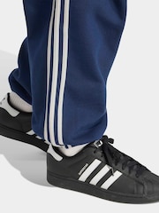adidas Originals Blue Adicolor 3 Stripes Cuffed Sweatpants - Image 5 of 6