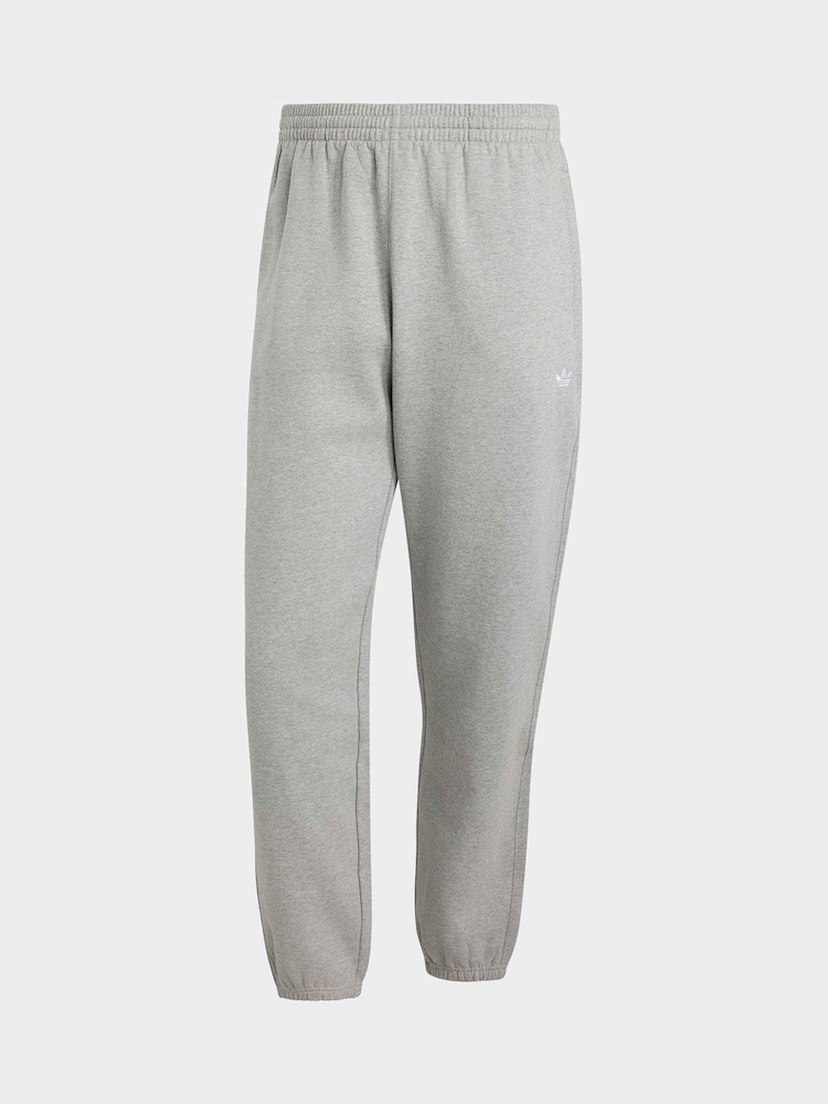 Gris - adidas Originals Trefoil Essentials Regular Fleece Joggers - Imagen 1 de 1