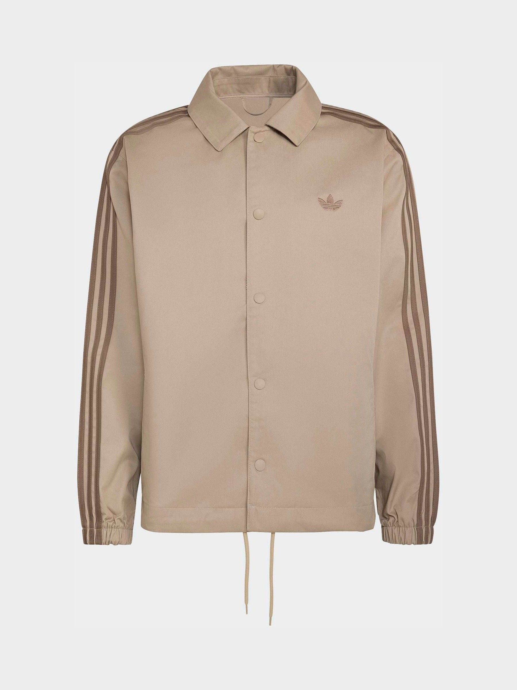 Buy adidas Originals Beige 3 Stripes Coaches Jacket from Next USA