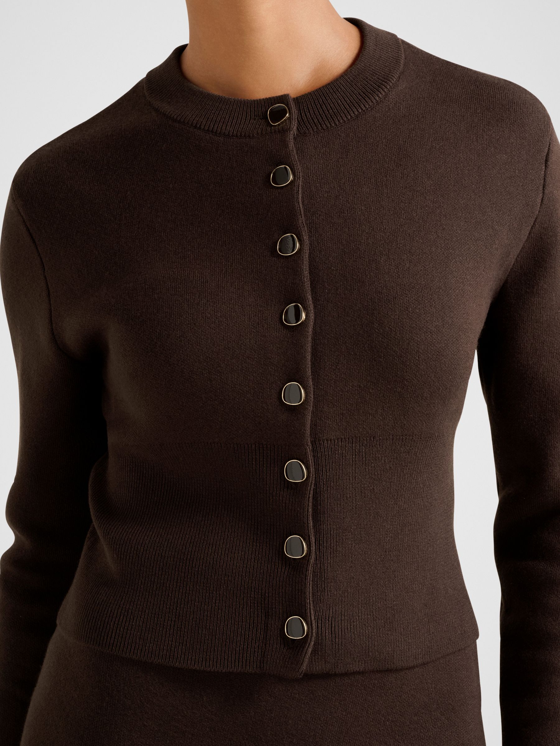 Buy Forever New Brown Ally Co-ord Knitted Cardigan from the Next