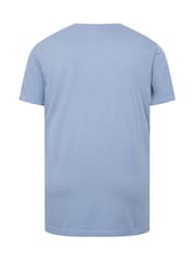 BadRhino Big & Tall Blue Longline V-Neck T-Shirts 5 Pack - Image 8 of 8