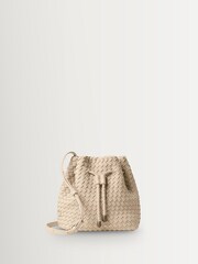 NAGHEDI Ecru Gramercy Medium Bucket Bag - Image 1 of 6