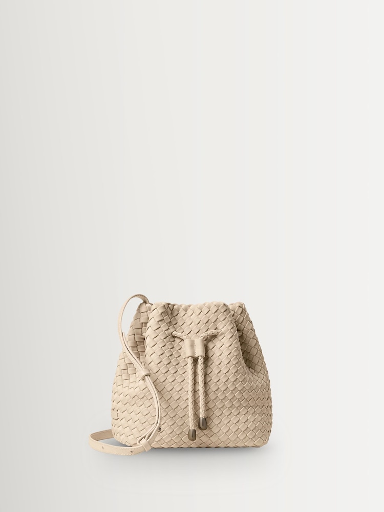 NAGHEDI Ecru Gramercy Medium Bucket Bag - Image 1 of 6