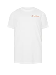 BadRhino Big & Tall White Tiger Star T-Shirt - Image 4 of 5