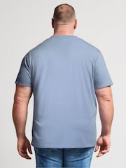 BadRhino Big & Tall Blue V-Neck T-Shirts 5 Pack - Image 3 of 8