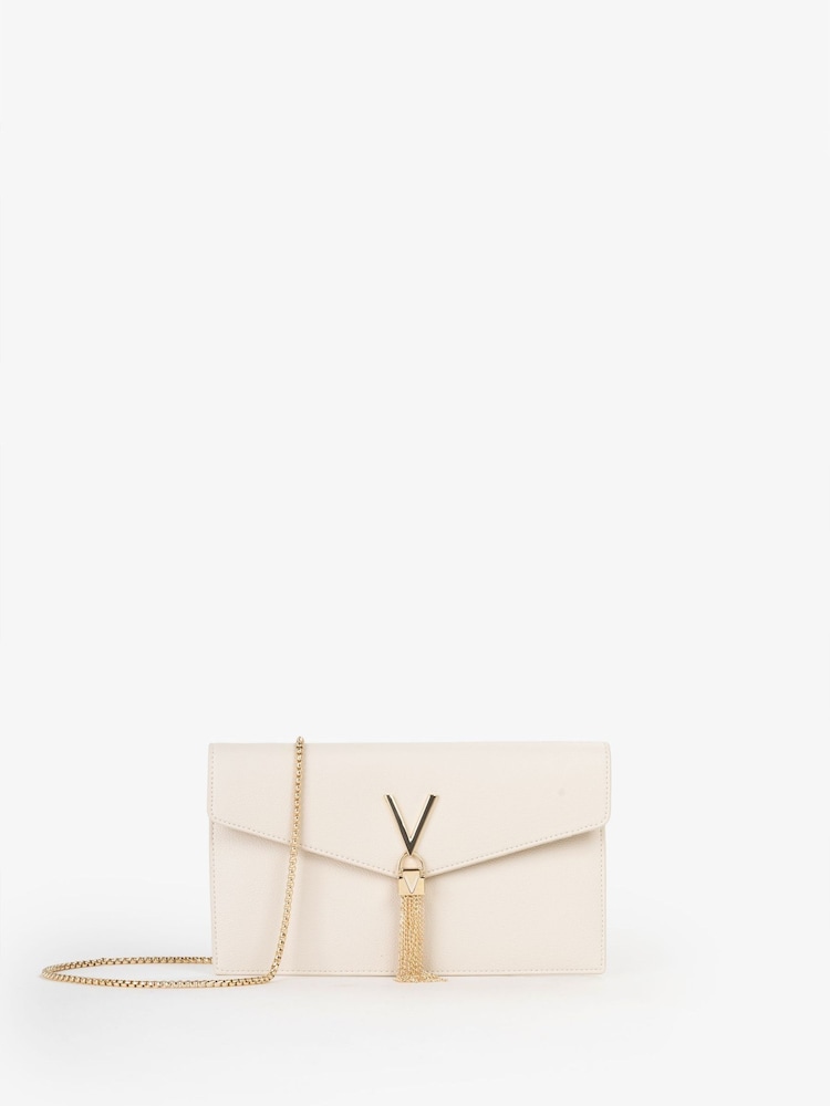 Valentino Bags Cream Luxe Pochette Bag - Image 2 of 4