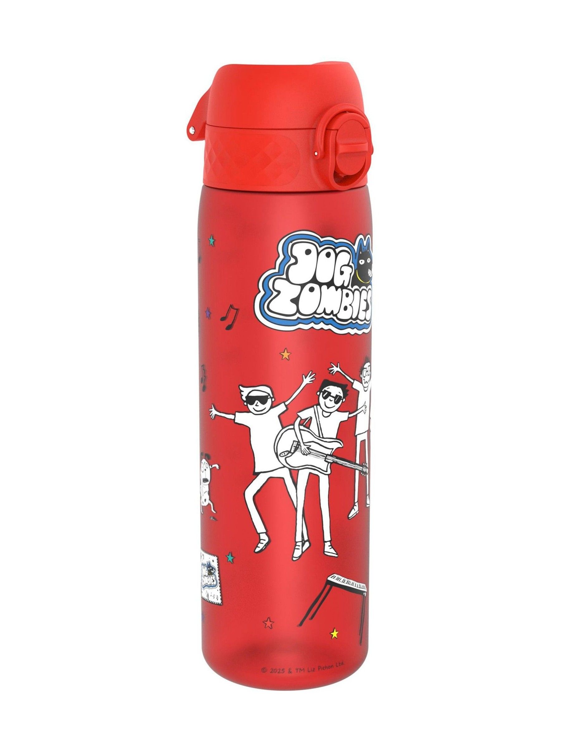 Ion8 Unisex Kids Red Tom Gates Rocketdogz Water Bottle 500Ml - Image 4