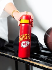 Ion8 Red NFL Chiefs Steel Water Bottle 600ml - Image 5 of 6