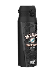 Ion8 Black NFL Dolphins Insulated Steel Water Bottle 750ml - Image 1 of 6