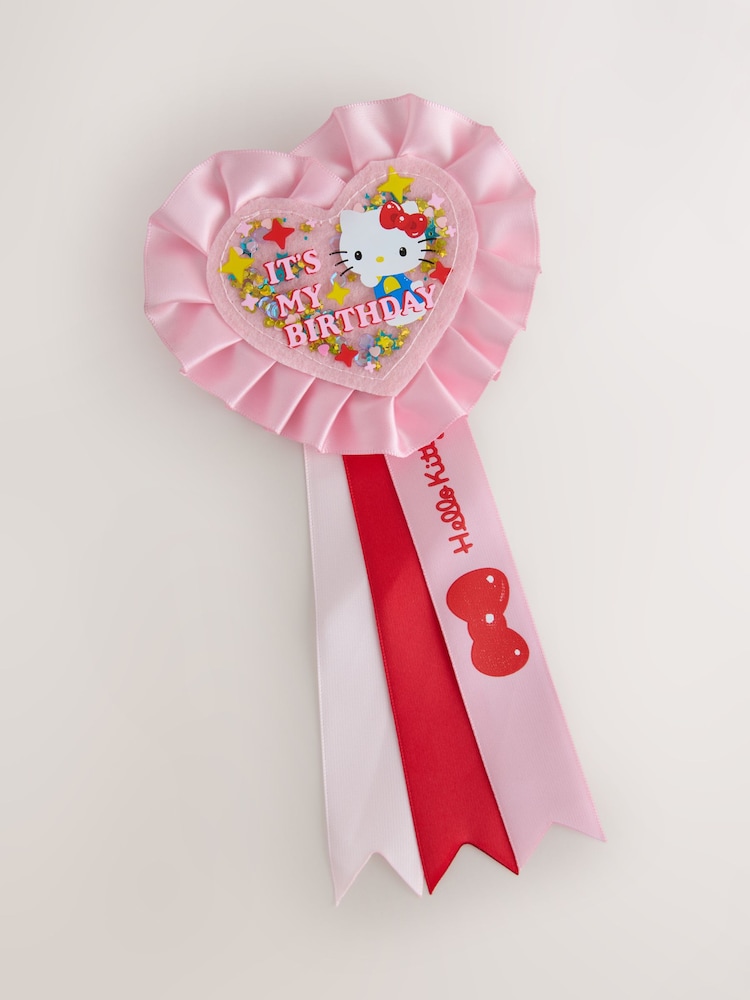 Pink Hello Kitty Birthday Badge - Image 1 of 3