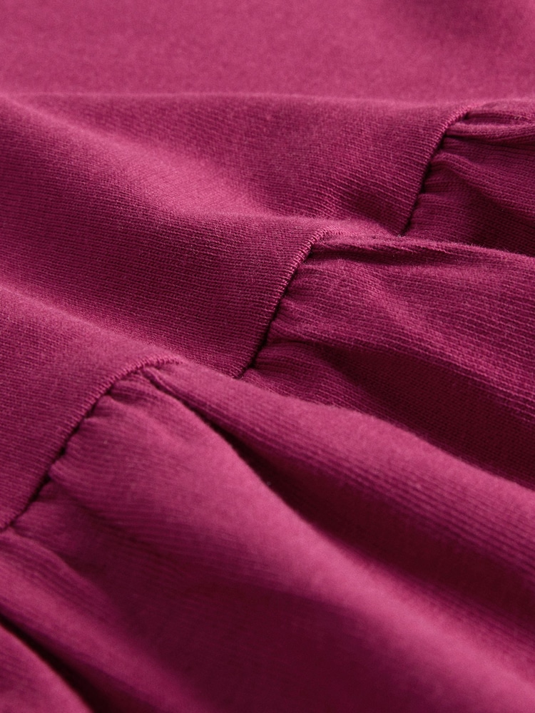 The Set 3 Pack Jersey Peplum Sleeveless Tops Pink/Cream - Image 6 of 6