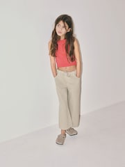 The Set 5 Pack Cropped Rib Vests Red/Blue/Stripe/Pink/Cream - Image 9 of 12