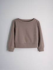 The Set Crew, Rib Vest and Jersey Skirt Set Grey - Image 5 of 6