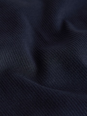 The Set 3 Pack Short Sleeve Rib Henley Dresses Blue/Grey/Stripe - Image 11 of 12