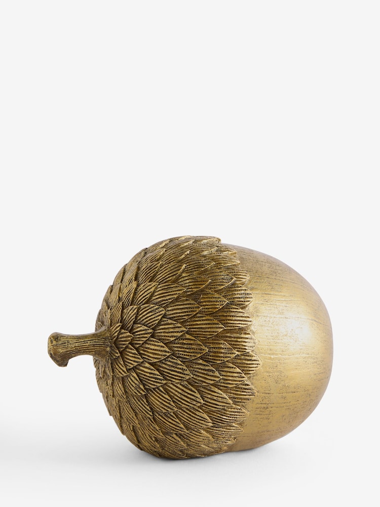 Antiqued Finish Acorn Ornament - Imagen 2 de 3