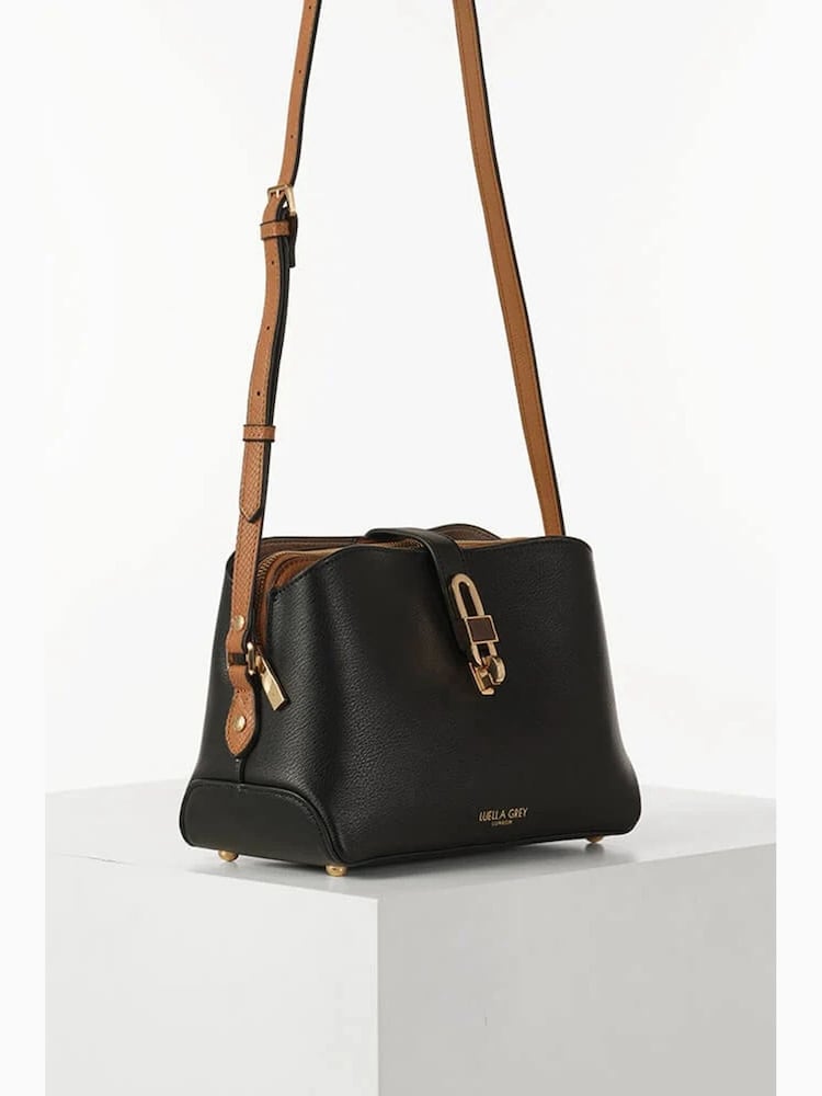 Itim - Luella Grey Margy Zip Top Cross-Body Bag - Larawan 6 ng 6 Itim - Luella Grey Margy Zip Top Cross-Body Bag - Larawan 6 ng 6