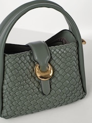 Žalia - Luella Grey Maggie Weave Cross-Body Bag - 6 paveikslėlis iš 7