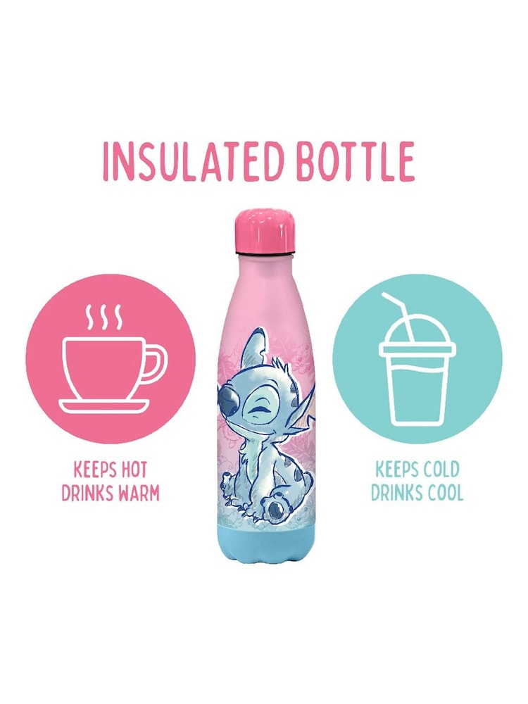 Peers Hardy Disney Stitch Steel Soft Touch 500ml Flask - Image 2 of 2 Peers Hardy Disney Stitch Steel Soft Touch 500ml Flask - Image 2 of 2