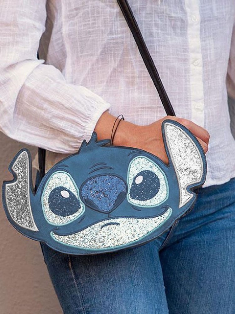 Disney Stitch Faux Leather 3D Ears Handbag - Image 4 of 4 Disney Stitch Faux Leather 3D Ears Handbag - Image 4 of 4