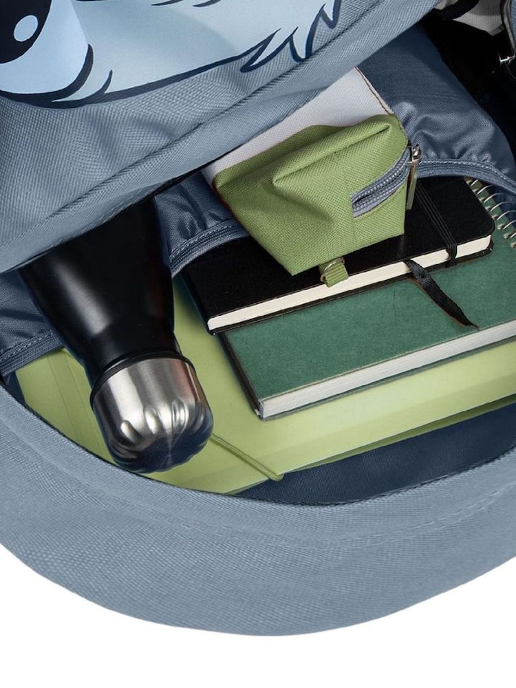 Peers Hardy Disney Stitch Casual Blue Backpack - Image 2 of 5 Peers Hardy Disney Stitch Casual Blue Backpack - Image 2 of 5