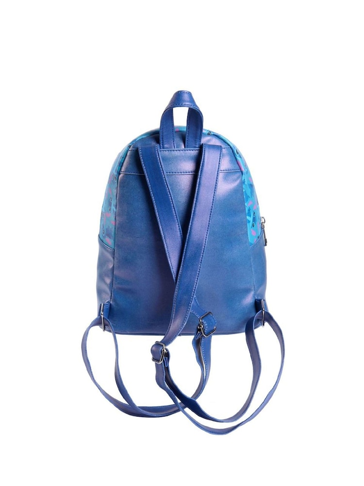 Peers Hardy Disney Stitch All Over Print Blue Backpack - Image 2 of 5 Peers Hardy Disney Stitch All Over Print Blue Backpack - Image 2 of 5