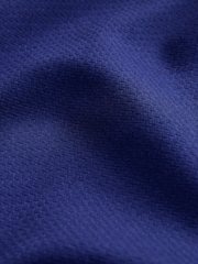 Bleu saphir - Slim Fit (Slim Fit) - Chemise élégante texturée facile d’entretien riche en coton - Image 8 de 8